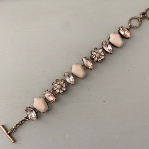 Floral statement bracelet